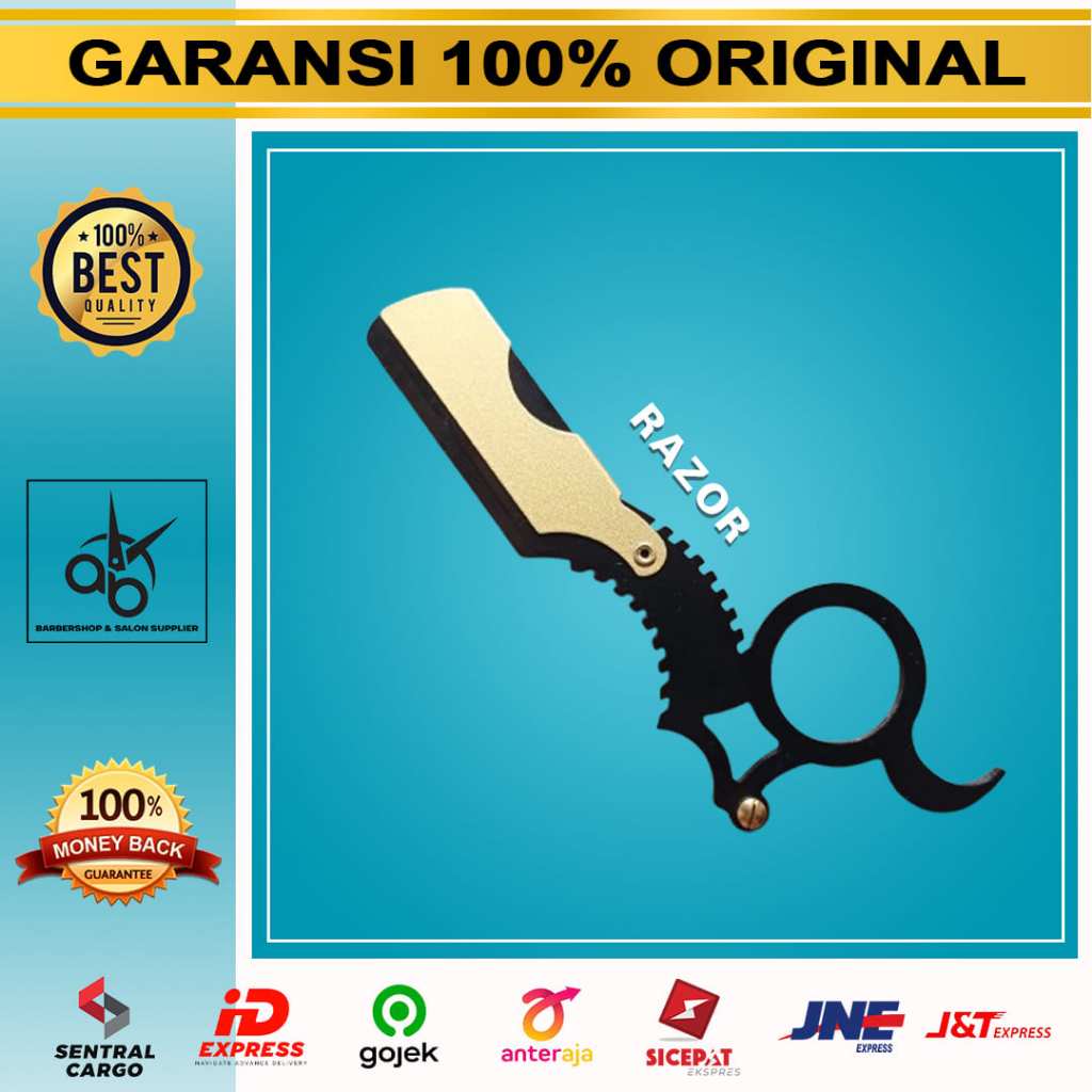 Safety Razor Besi Rambut Razor Isi Silet Barbershop Pangkas Rambut Silet Cukur
