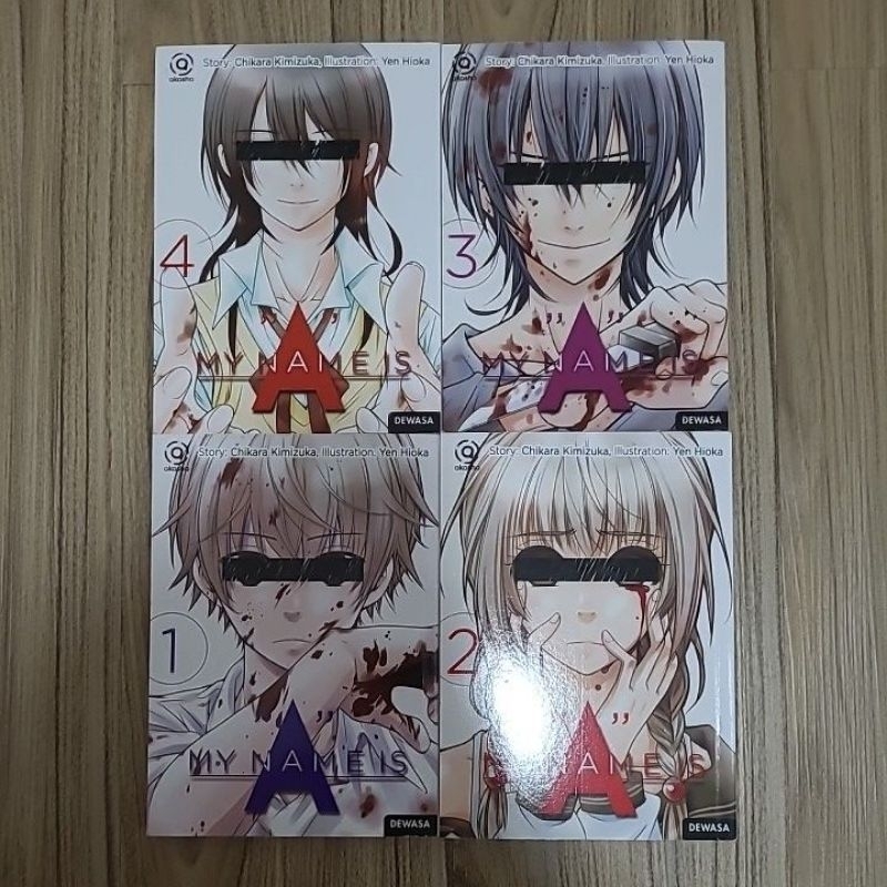 komik My Name Is "A" vol 1-4 tamat (harga 1 set)