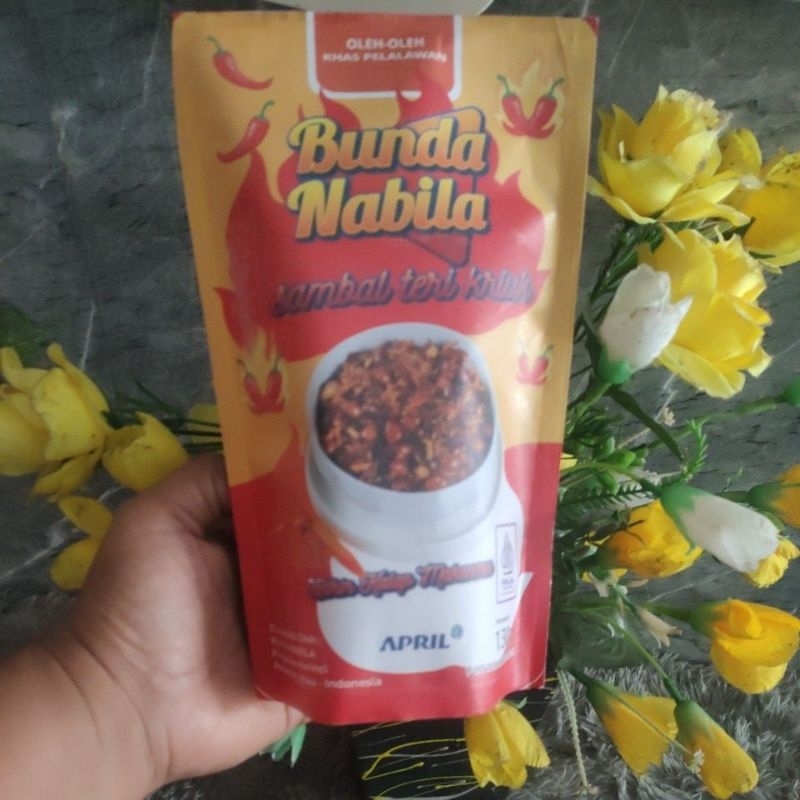 

sambal teri kriuk bunda nabila