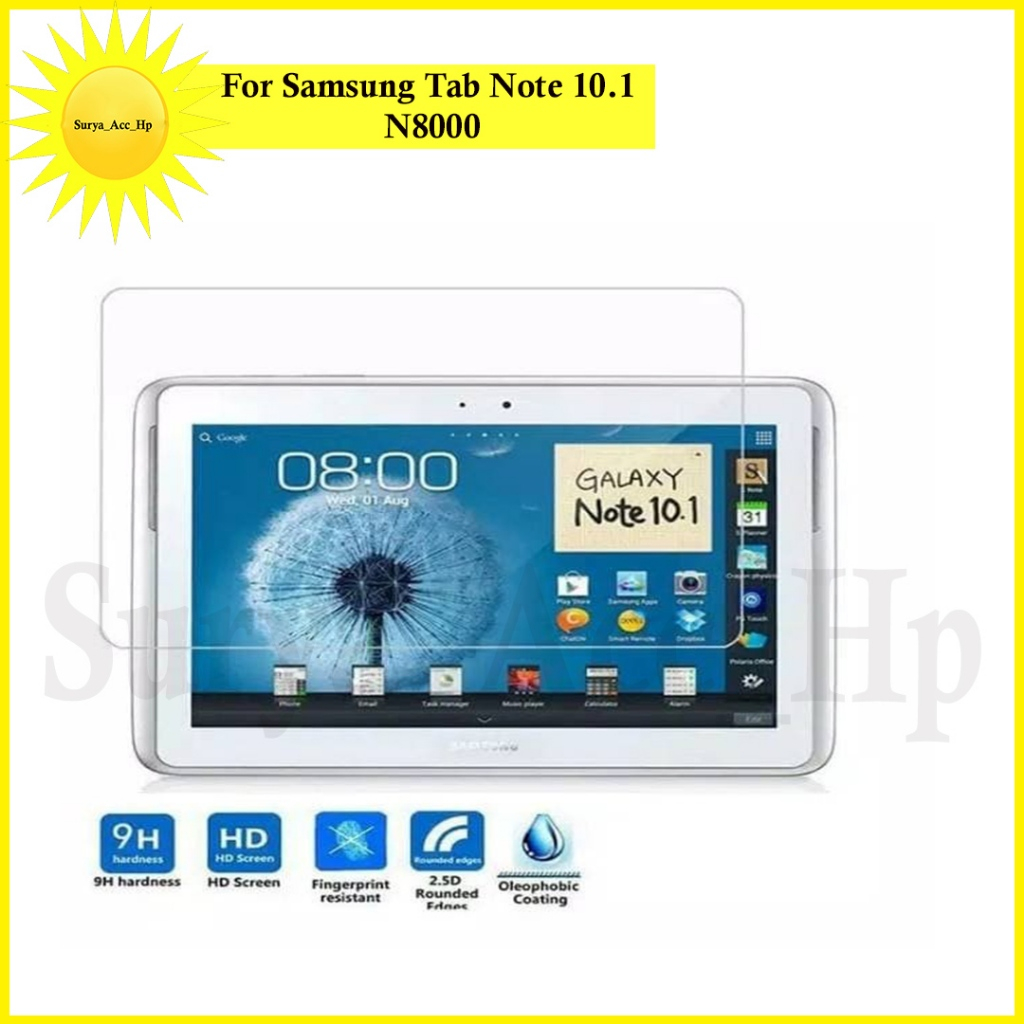 Anti Gores For Samsung Tab Note 10.1 N8000 - Tempered Glass Samsung N8000