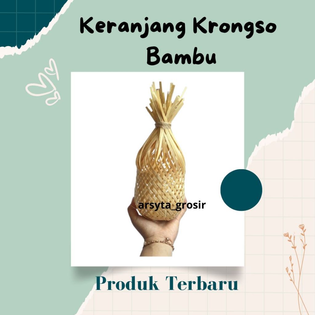 

Keranjang klongsong bambu mini / keranjang salak / souvenir / besek mini