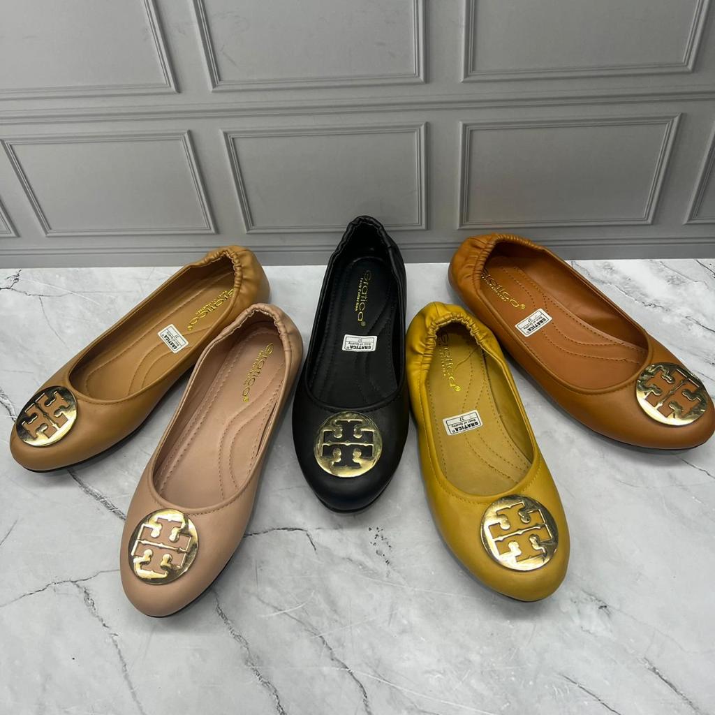 new gratica sepatu wanita flat shoes premium sandal balet perempuan jj-06