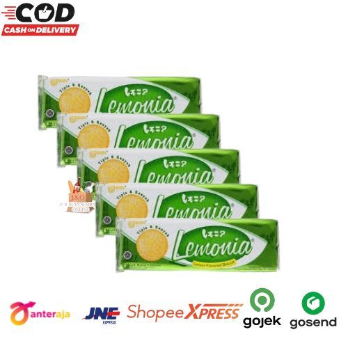 

[ JSO ] Lemonia Biskuit Lemon Flavored Biscuit Renceng isi 10 x 20gr Rasa Lemon Snack Cemilan Anak Halal