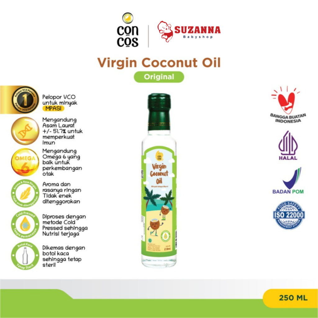 

Concos Virgin Coconut Oil VCO 250ml