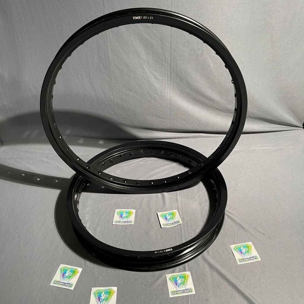 Velg TMX Alumunium Set Depan Belakang 1.60x21 / 2.15x18