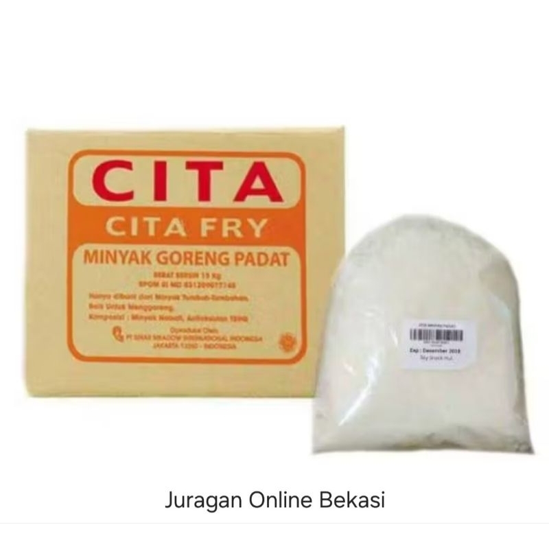 

MINYAK PADAT CITA FRY ECERAN [1kg]