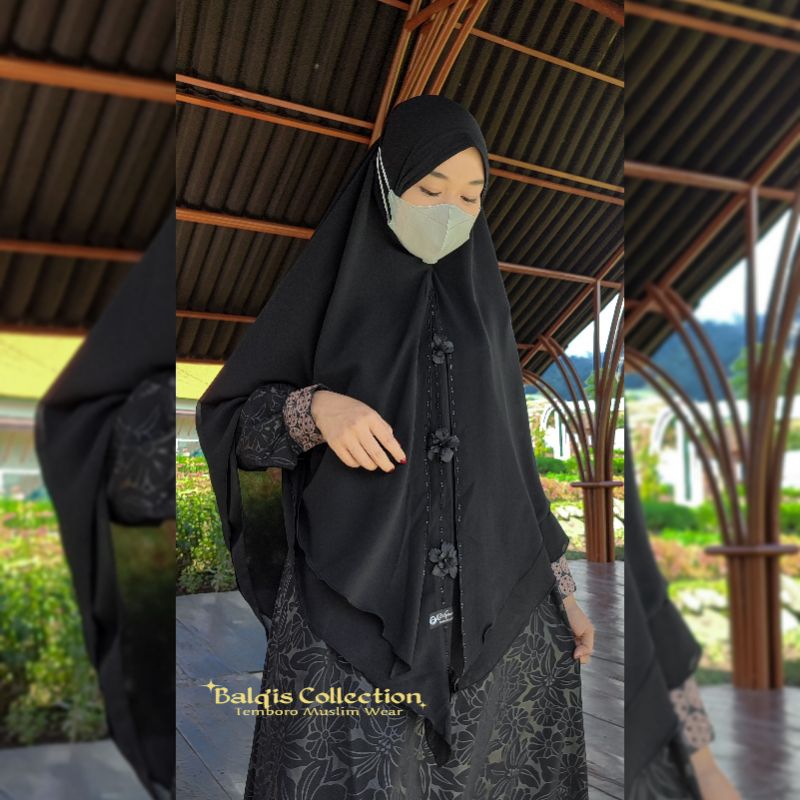 Jilbab khimar syar'i Ceruti temboro
