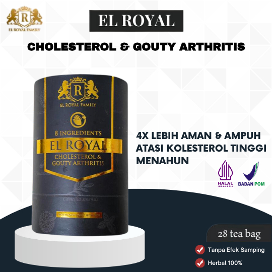 

El Royal Cholesterol & Gouty Arthritis Solusi Herbal untuk Kolesterol dan Asam Urat Secara Alami
