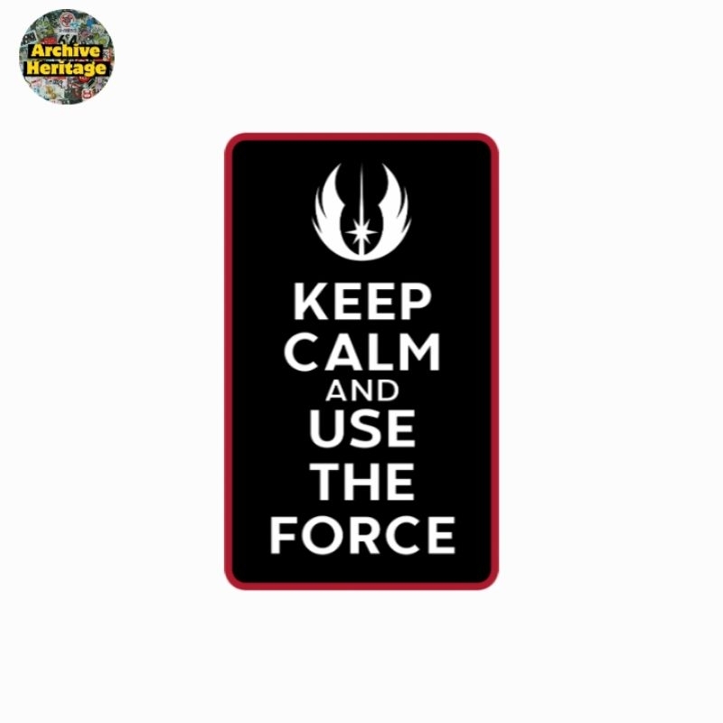 

sticker Keep Calm And Use The Force Star wars stiker