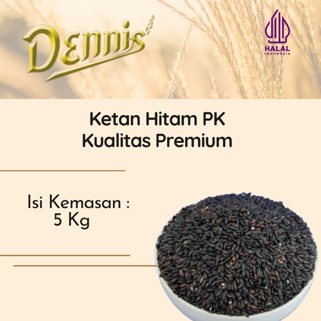 

KETAN HITAM PK KUALITAS PREMIUM - 5 KG