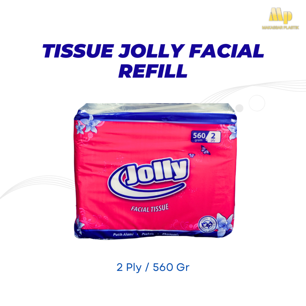 TISSUE JOLLY FACIAL REFILL / JOLLY TISSUE FACIAL / TISSUE MUKA @560 GR