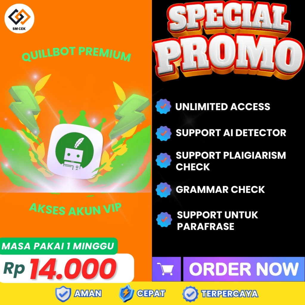 AKUN QUILLBOT PREMIUM GARANSI 1 TAHUN SOFTWARE PARAFRASE OTOMATIS