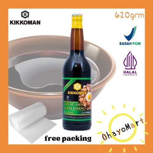 

Kikkoman kecap Asin Khas Jepang Besar / Kikkoman Soy sauce 620ml