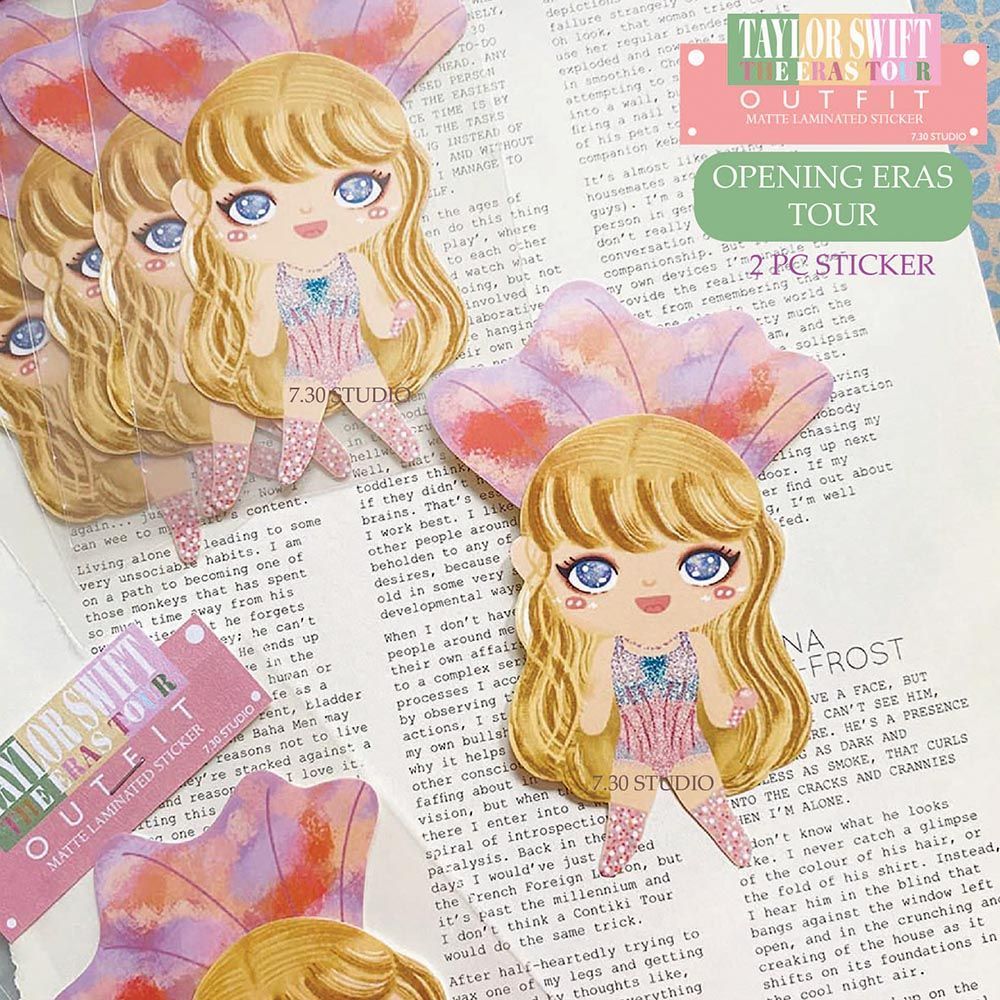 

7.30 STUDIO Taylor Swift The Eras Tour Outfit Sticker Die Cut / Stiker Satuan