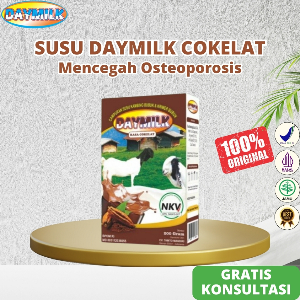 

Daymilk Cokelat - Susu Kambing Etawa Mengatasi Sakit Lutut Nyeri Sendi Tulang Keropos Osteoporosis