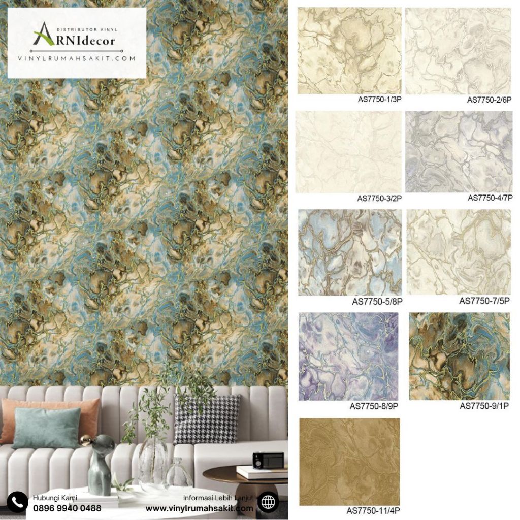 Wallpaper Elite | untuk luas dinding 5m2/roll - AS7750