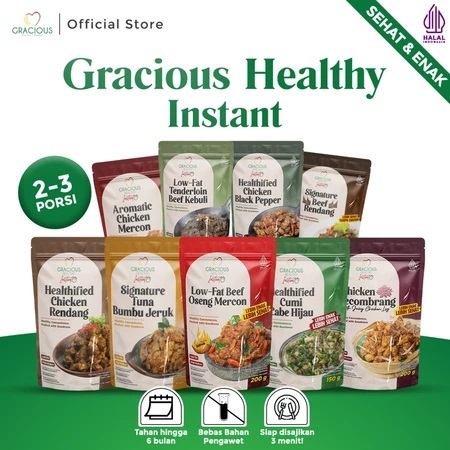 

GRACIOUS HEALTHY INSTANT [Makanan Sehat Siap Saji]