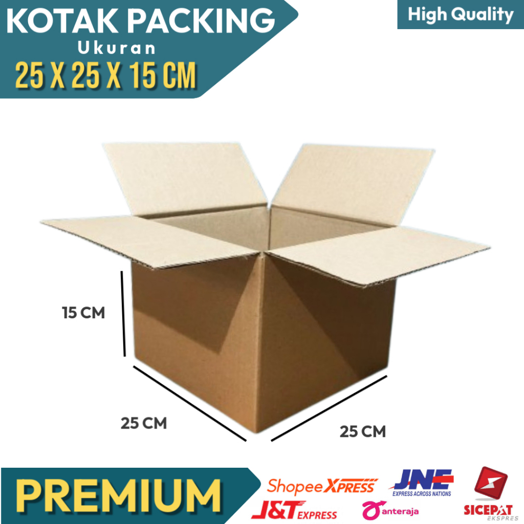 

KOTAK PACKING / BOX PACKING KARDUS 25x25x15 CM