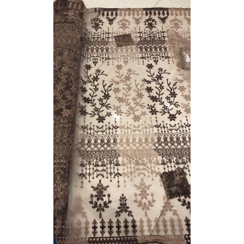 tulle bordir etnik
