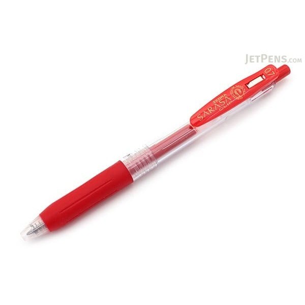 

Gramedia Batam - Zebra Sarasa Pulpen Clip Gel Ink Pen 0.7 red