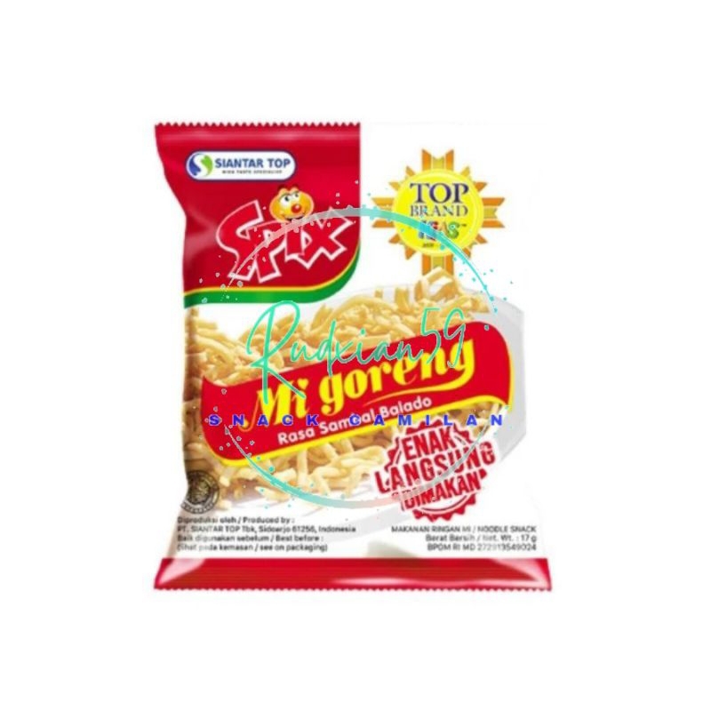 

Spix mie goreng sambal balado siap makan isi 10 pcs