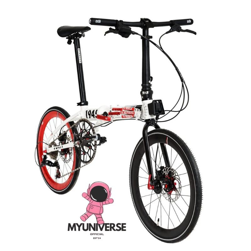 SEPEDA LIPAT ELEMENT 20 INCH FOLD X (X-LITE) DAMN I LOVE YOU 8 SPEED 11 SPEED MURAH