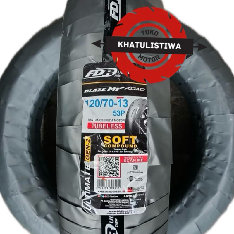BAN FDR 120/70-13 / 140/70-13 BLAZE MP ROAD BAN NMAX 120 140 13 BAN PCX 160