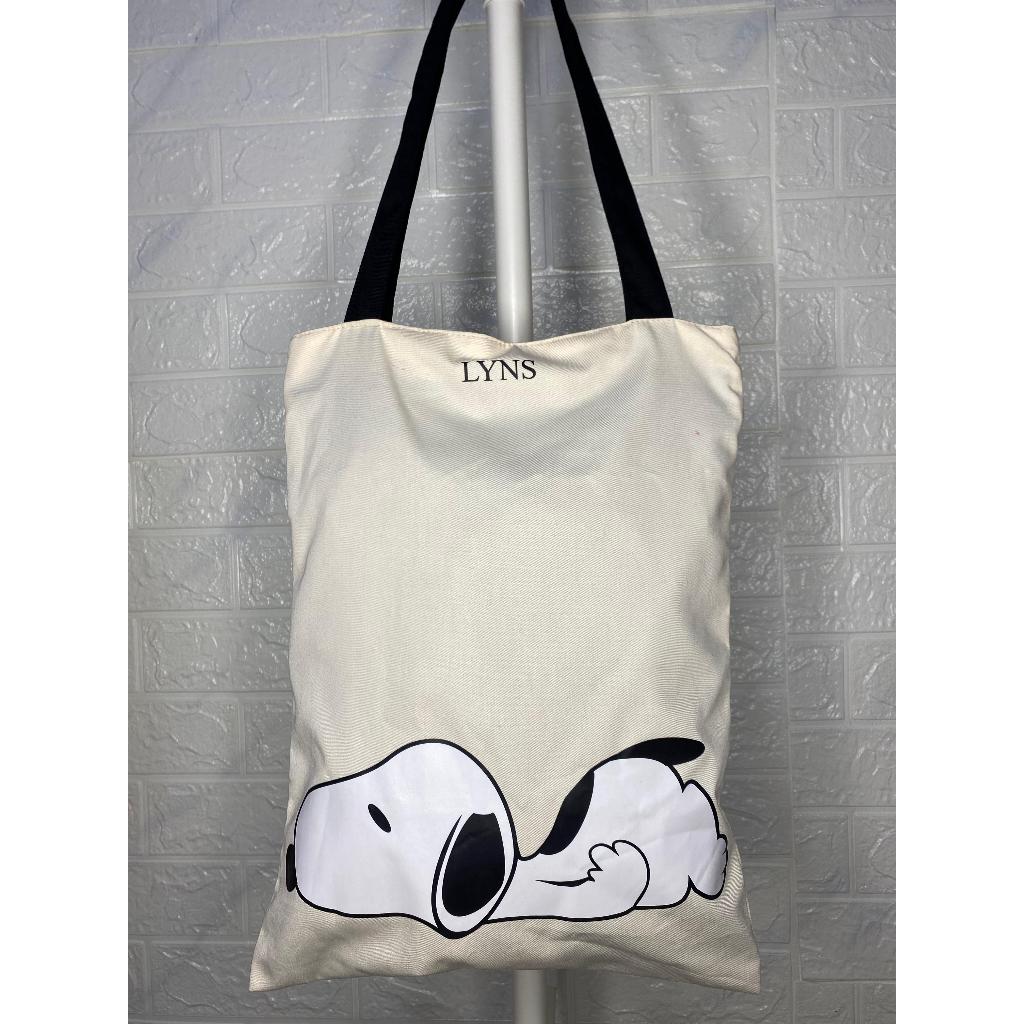 LYNS|TOTEBAG-Unisex|Tas|Kanvas|Tas|Kain|Snoopy