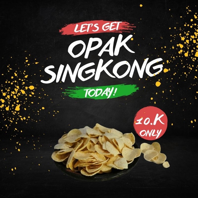 

OPAK MEDAN BALADO 200gr/Keripik OPAK SINGKONG BALADO 200gr