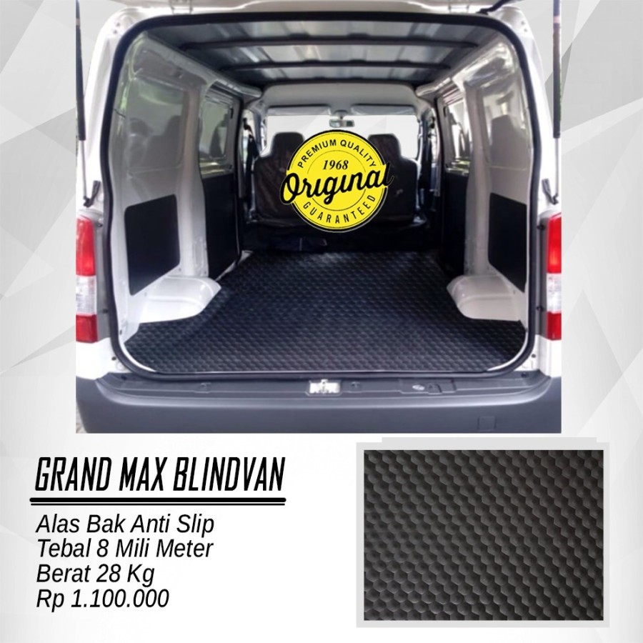 Karpet Karet Alas Bak Anti Slip Daihatsu Grand Max Blind Van tbl. 8 mm Bubble