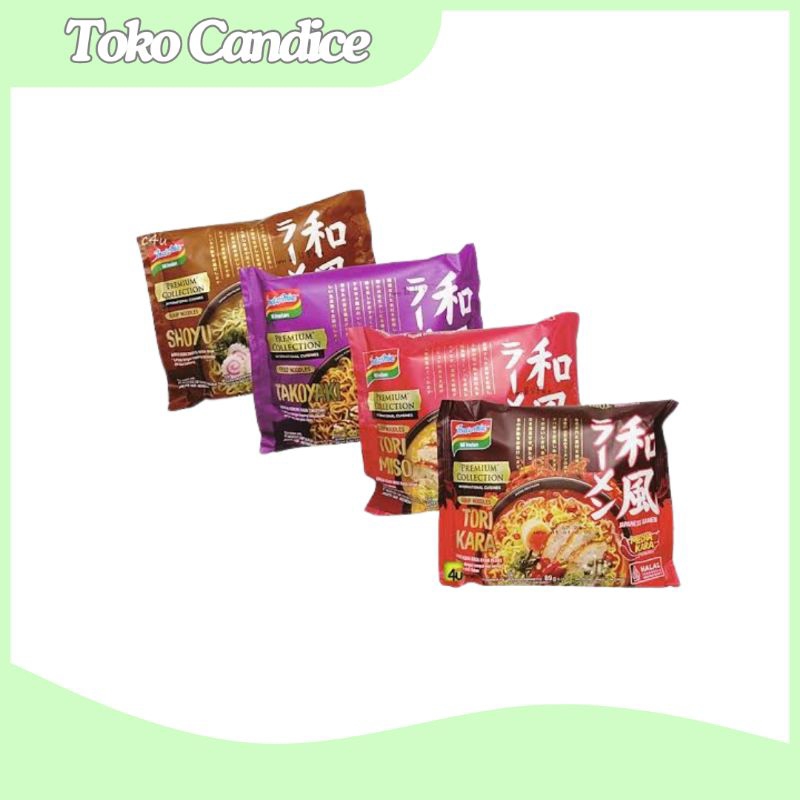 

Indomie Premium Collection 89 Gr Varian Tori Kara/Tori Miso (1 Pcs)