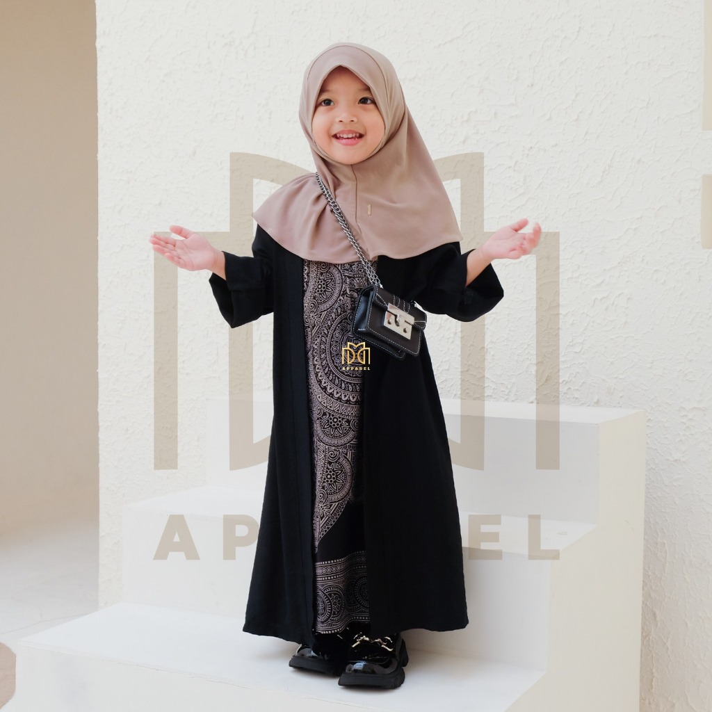 Dmd Apparel Kids _ Alea Abaya for Kids Gamis Dress anak perempuan