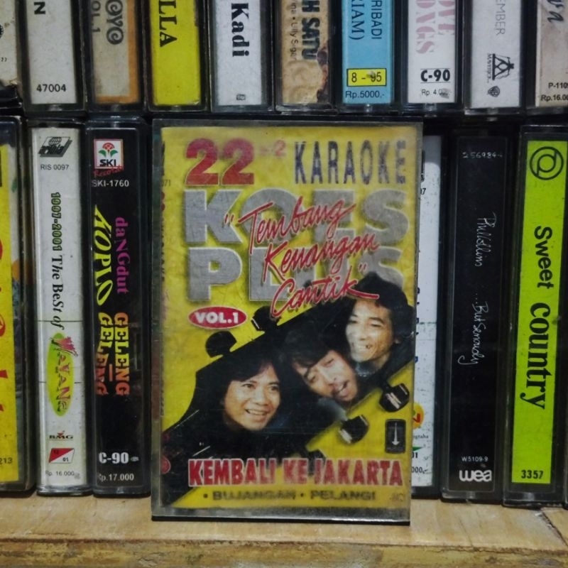 Kaset Pita - Koes Plus - Karaoke Vol 1 - Radio Tape - Kaset - Radio