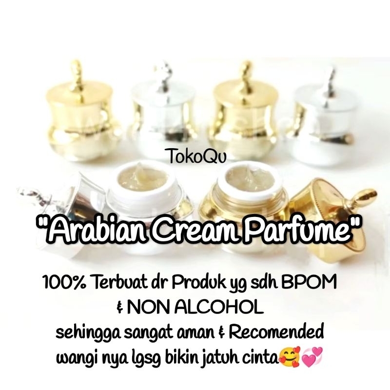 PROMO(10 GRATIS 1)cream parfum pengharum badan aroma pengantin arab sangat tahan lama Authentic Arab