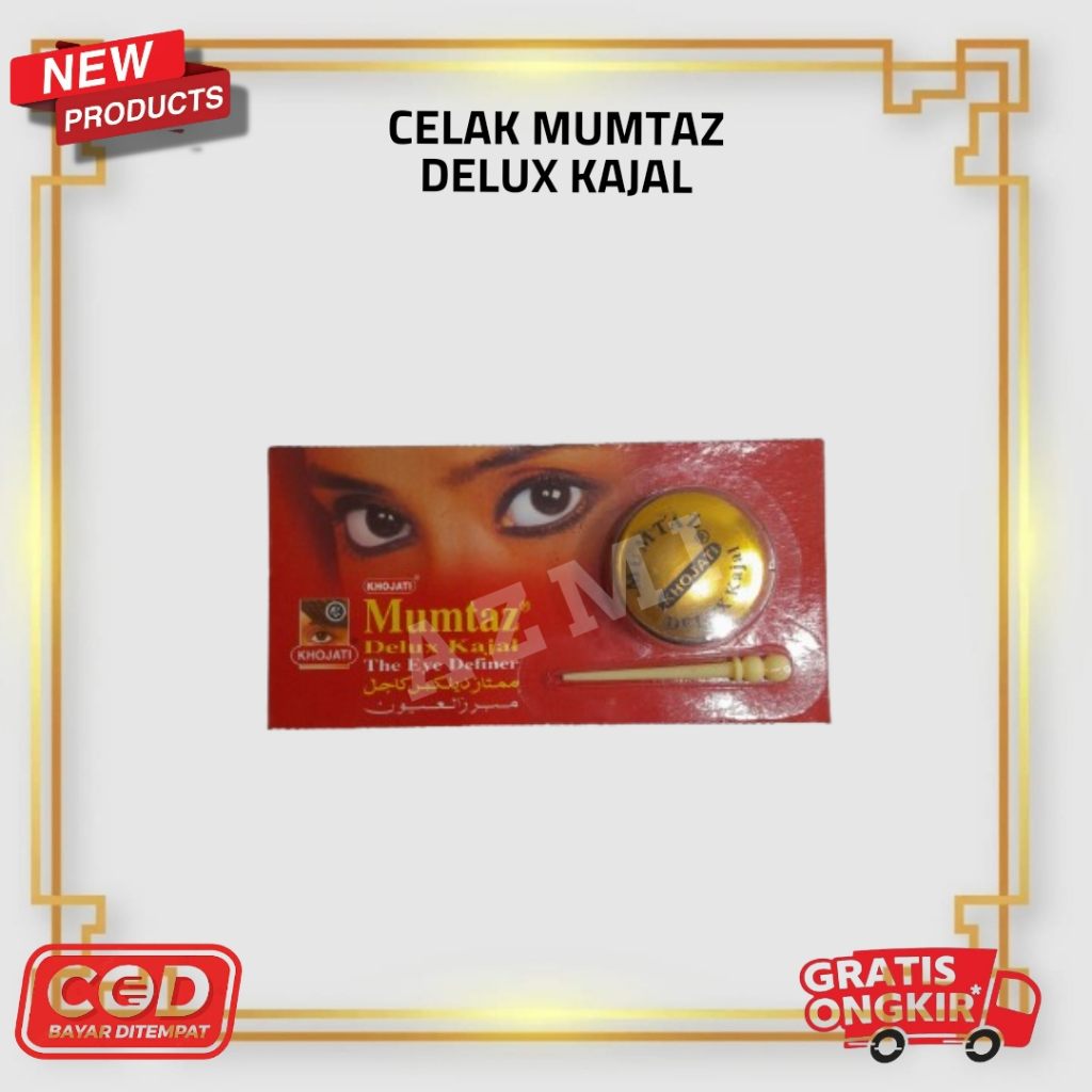 Celak Mata Mumtaz Deluxe Kajal Eyeliner Mur Bayi Hitam