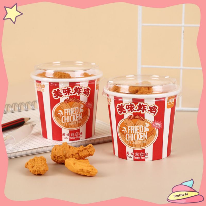 

Penghapus 3D Fried Chicken XGD-8930 Setip Stip Eraser Penghapus Ayam Goreng