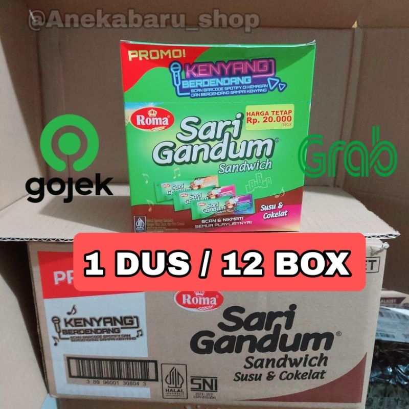 

( 1 DUS / 12 BOX ) SARI GANDUM COKLAT