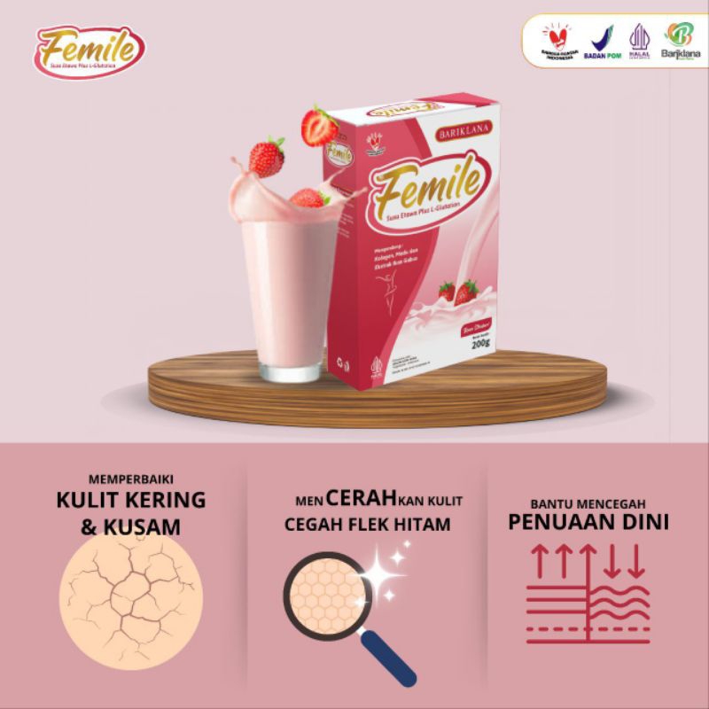 

Femile susu etawa plus L - glutathione