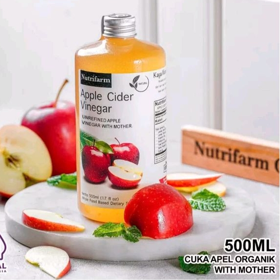 

CUKA APEL ORIGINAL ORGANIK 500ML / APPLE CIDER VINEGAR WITH MOTHER