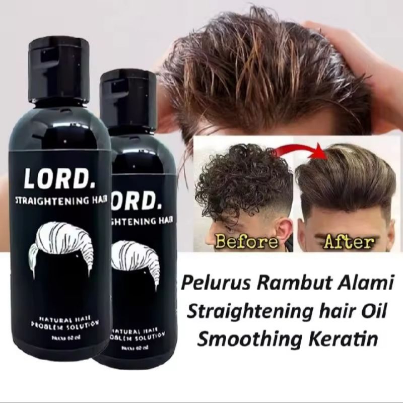 BISA COD PROMO  PELURUS RAMBUT PERMANEN PRIA OTHERS LORD HAIR STRAIGHTENING SAMPO PELURUS RAMBUT VIT