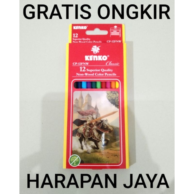 

KENKO CP-12FNW Pensil Warna Panjang 12 Warna Per Papan