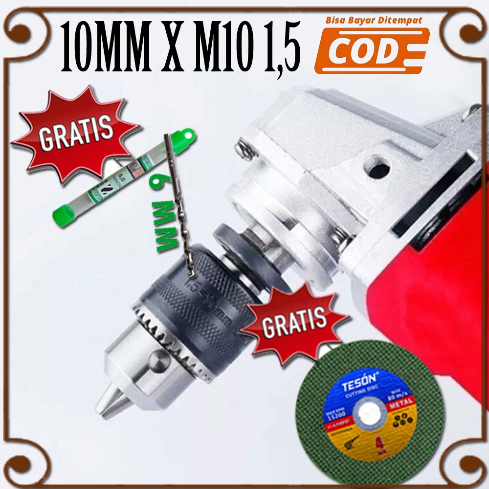 MULTI DRIL mesin bor lurus Kepala Bor Mesin Gerinda Drill Chuck
