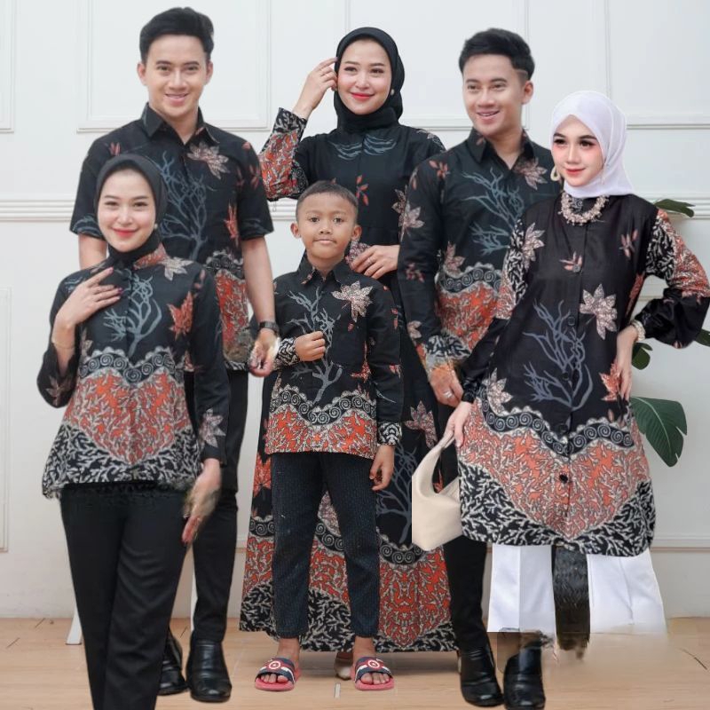 Couple Sarimbit Batik Keluarga Cemara