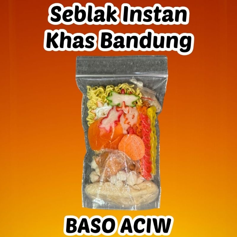 

Seblak Instan Komplit / seblak instan khas bandung / seblak baso aciw