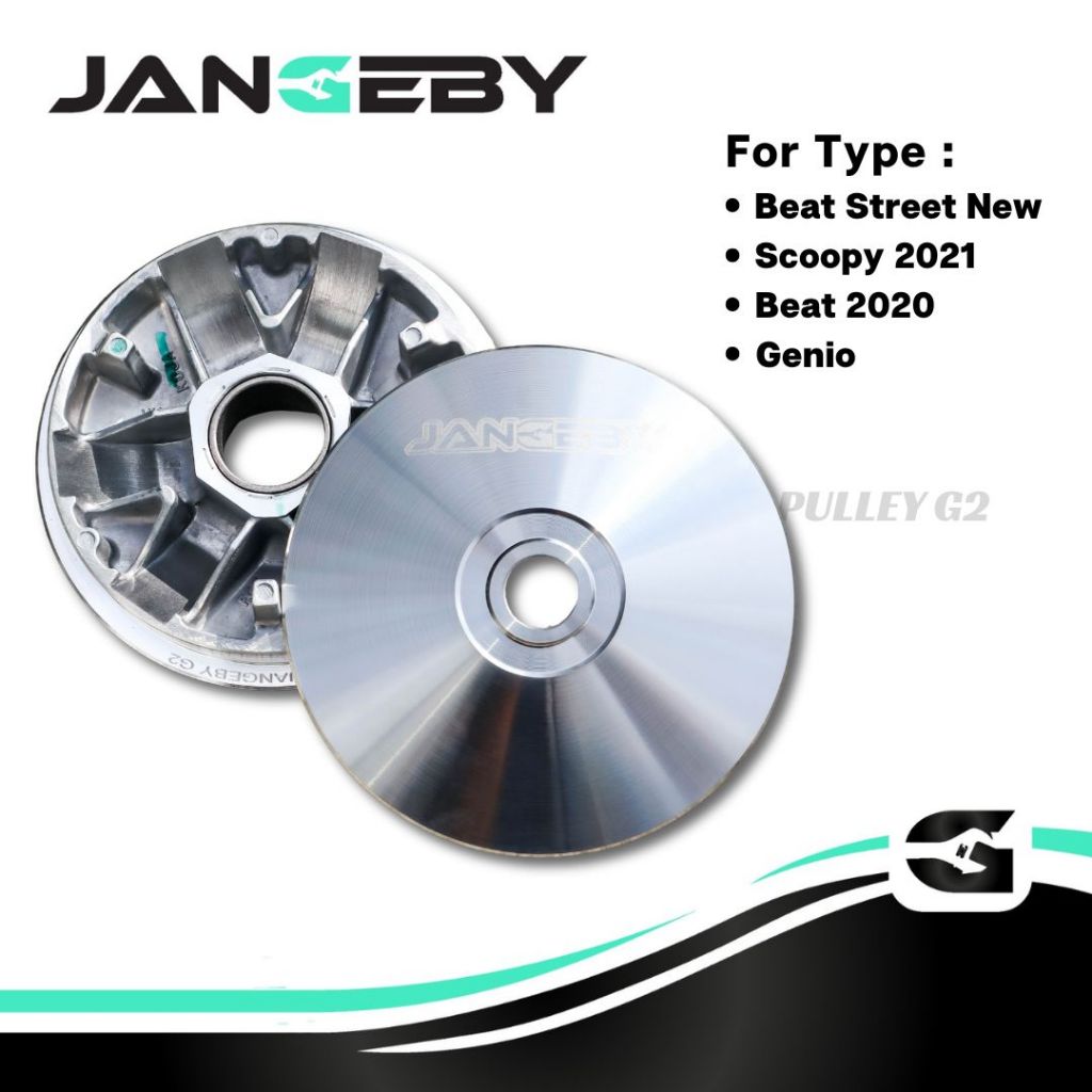 Rumah Roller Beat Fi ESP Scoopy Fi ESP Genio Vario 110 Fi Set Pulley ( JANGEBY ) Per CVT Kampas gand