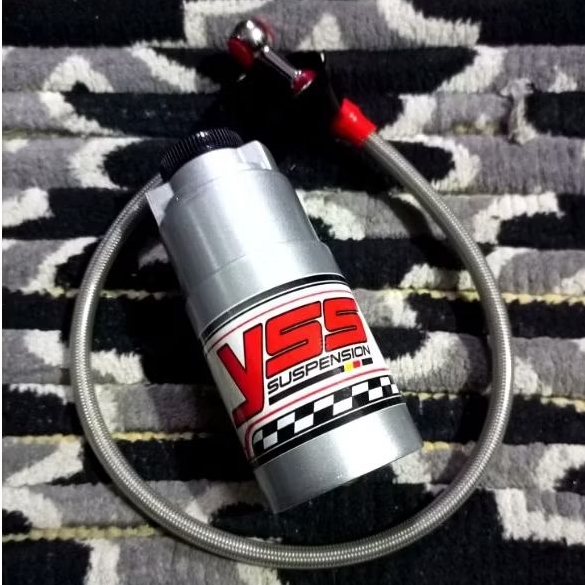 Tabung Pisah Shock Breaker Variasi | Aksesoris Motor Monoshock Silver