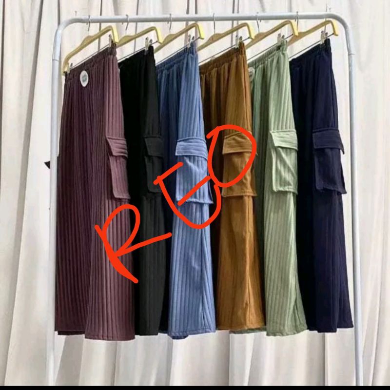 Rok Cargo Anak/Rok Cargo Anak knit/Rok Cargo Anak murah