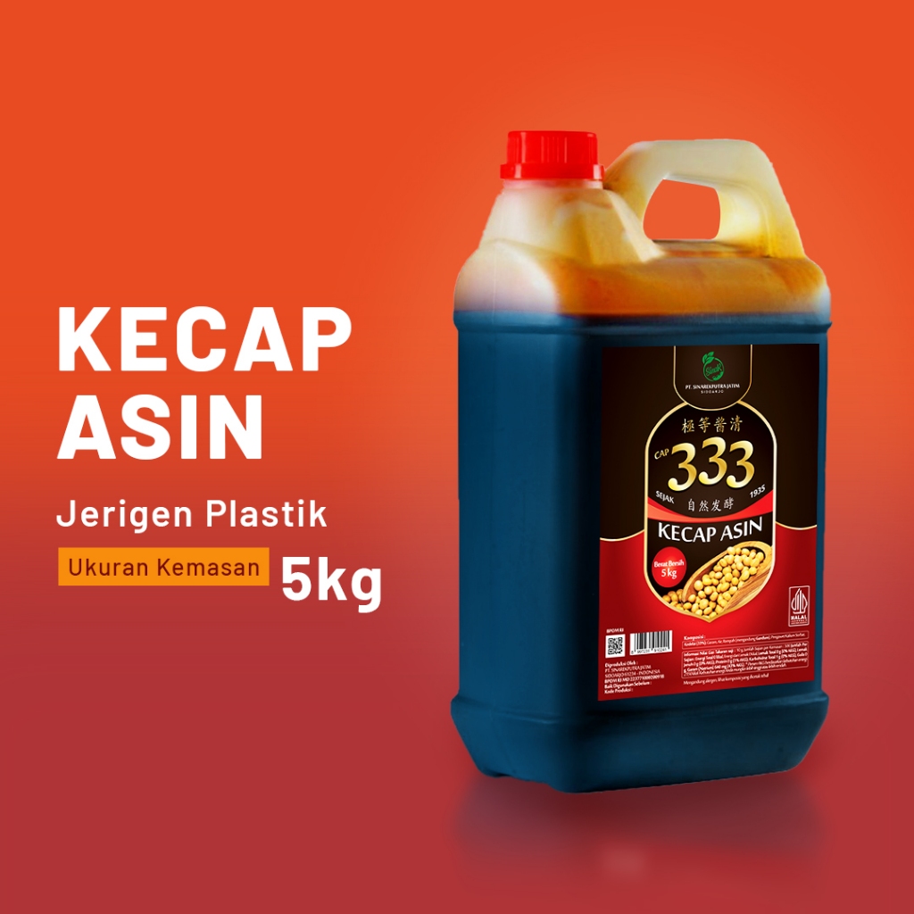 

Kecap Asin Cap 333 Jerigen 5 kg