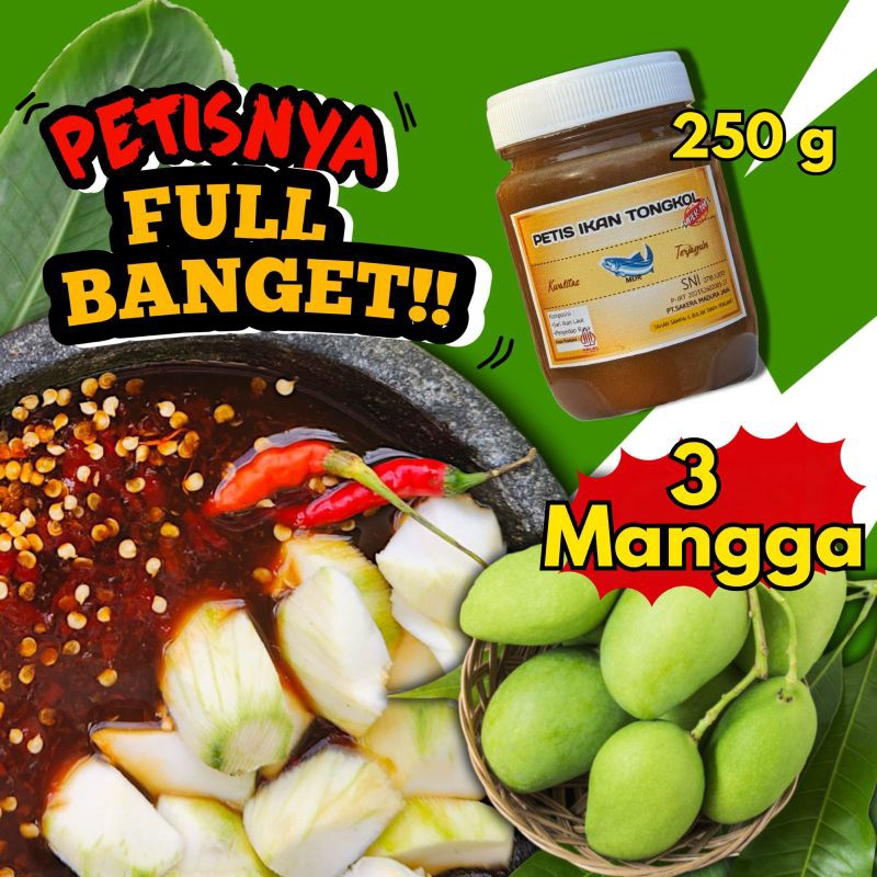 

(Sakera) Petis Ikan TONGKOL 250g FREE Tiga (3) MG