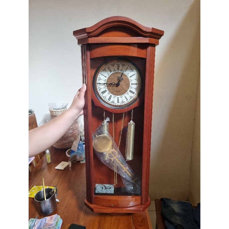 jam dinding bunyi Westminster Wellington angka Romawi